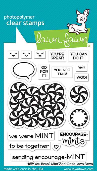 LF2682 How you Bean?  Mint Add-On Clear Stamp Set
