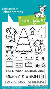 LF2684 Merry Mice Clear Stamp Set