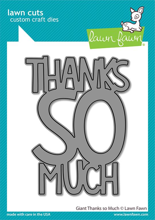 LF2693 Giant Thanks so Much Die