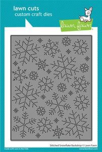 LF2704 Stitched Snowflake Backdrop Craft Die