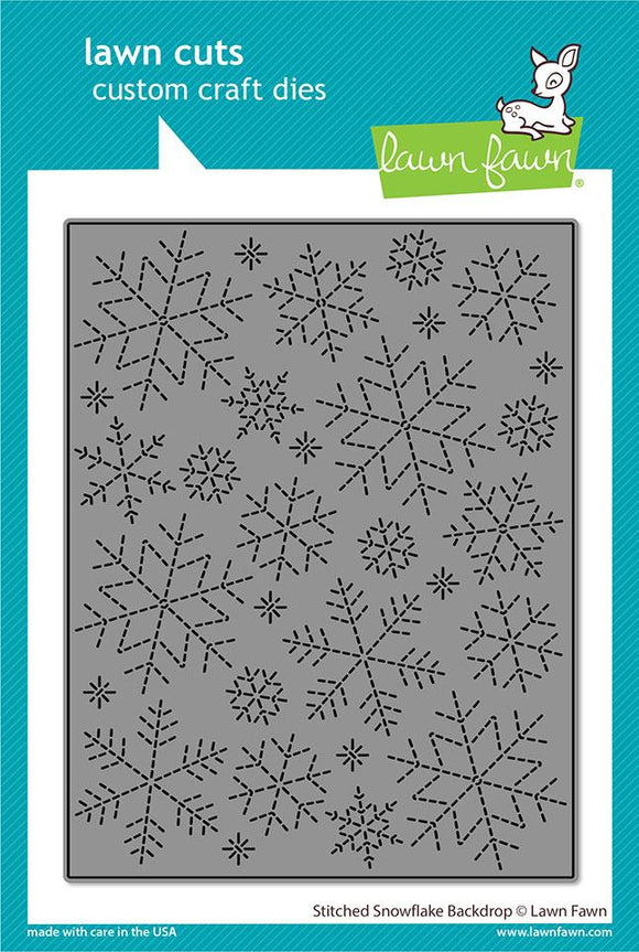 LF2704 Stitched Snowflake Backdrop Craft Die