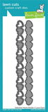 LF2736 Valentine Hearts Border