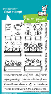 LF2768 Garden Before 'n Afters Clear Stamps
