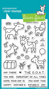 LF2770 You Goat This Clear Stamp Set