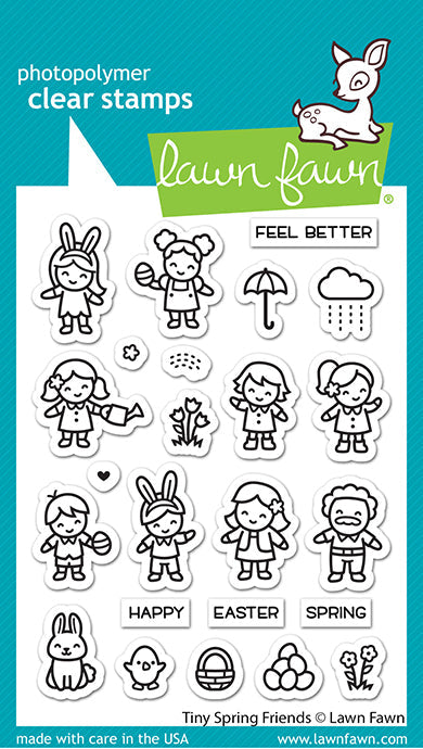 LF2778 Tiny Spring Friends Clear Stamps
