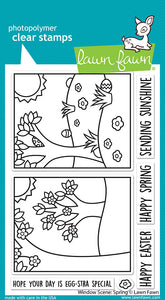 LF2780 Window Scene: Spring Clear Stamps