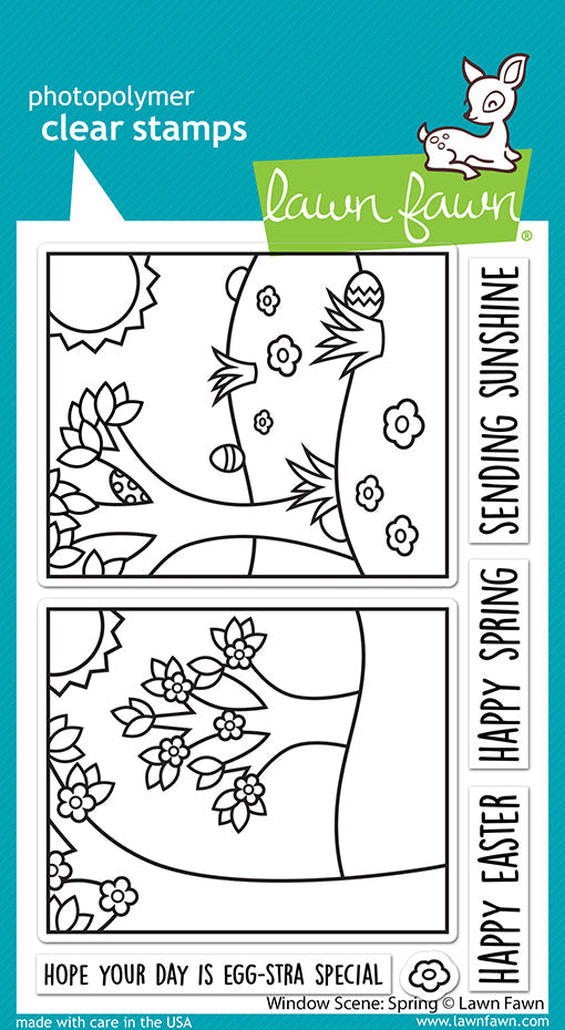 LF2780 Window Scene: Spring Clear Stamps