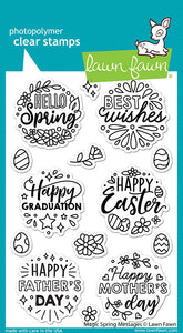 LF2782 Magic Spring Messages Clear Stamps