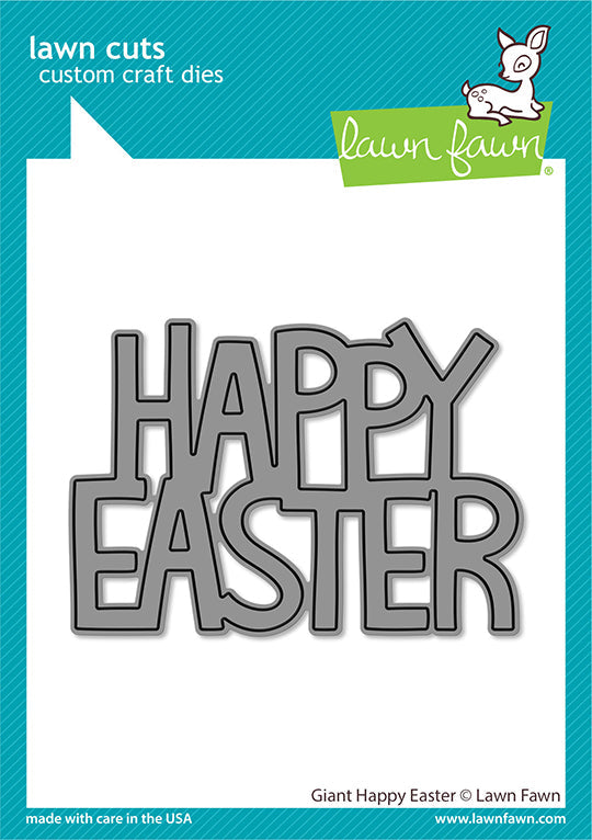LF2801 Giant Happy Easter Die