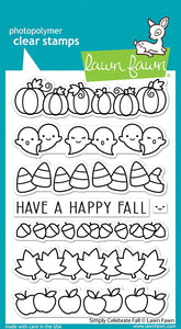 LF2932 Simply Celebrate Fall Clear Stamp set