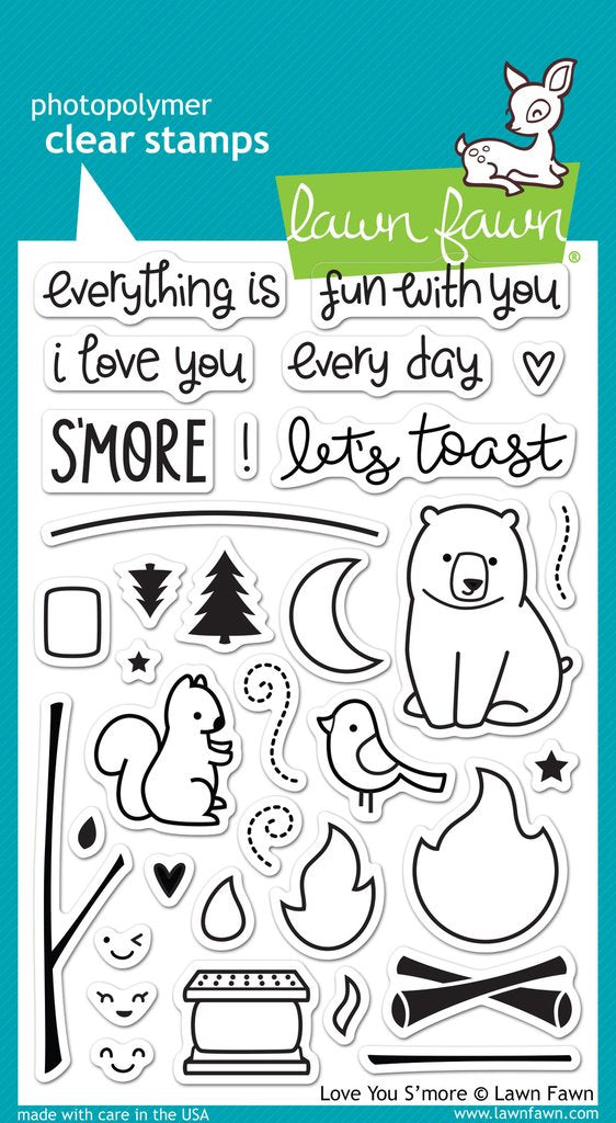 LF671 Love You S'more Stamp Set