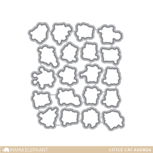 Mama Elephant Little Cat Agenda Creative Cuts