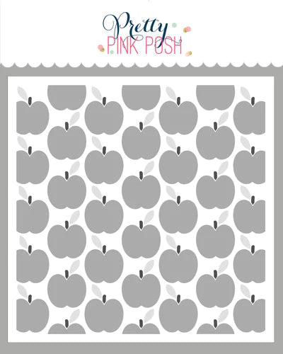 Layered Apples Stencil (3 Pack)