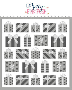 Layered Presents Stencil (3 Pack)
