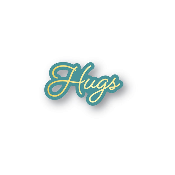 MBF008 Hugs Hot Foil Plate and Cutting Die Set