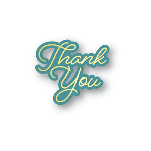 MBF012 Thank You Hot Foil and Cutting Die Set