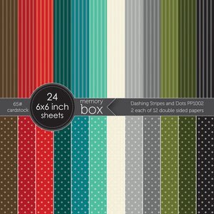 PP1002 Dashing Stripes and Dots 6x6 Paper Pads