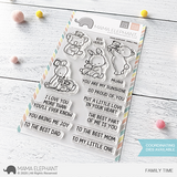 Mama Elephant Family Time Stamp Set