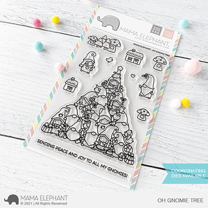Mama Elephant Oh Gnomie Tree Stamp Set