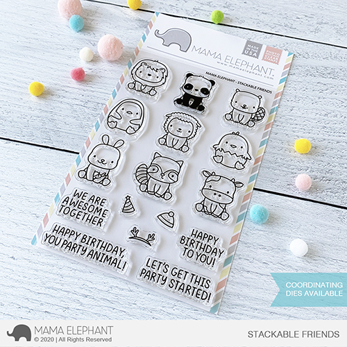Mama Elephant Stackable Friends