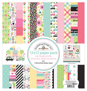Doodlebug Designs My Happy Place 12x12 Collection Kit