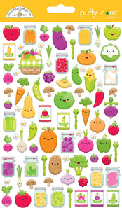DB7869 Veggie Garden Puffy Icons