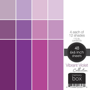 SP1007 Memory Box Vibrant Violet 6x6 Paper Pad