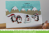 LF1226 Snow Cool Clear Stamp set