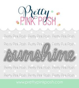 Sunshine Script Die