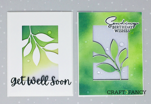 Verdant Leaf Collage Card Kit
