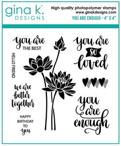 GKD You are Enough Clear Stamp