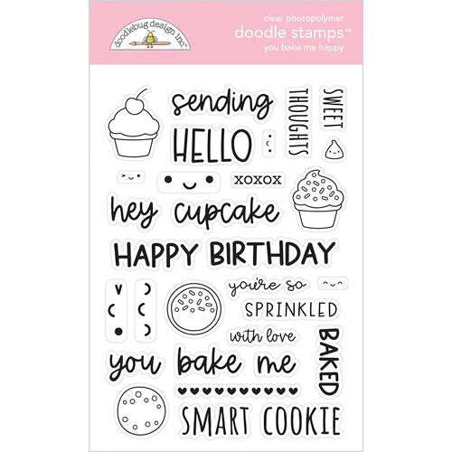  Clear Photopolymer Stamp Set - Happy Birthday