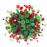 Buttons Galore Holiday Shaker Mix