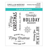 STP-056 Christmas Time Sentiments Clear Stamp