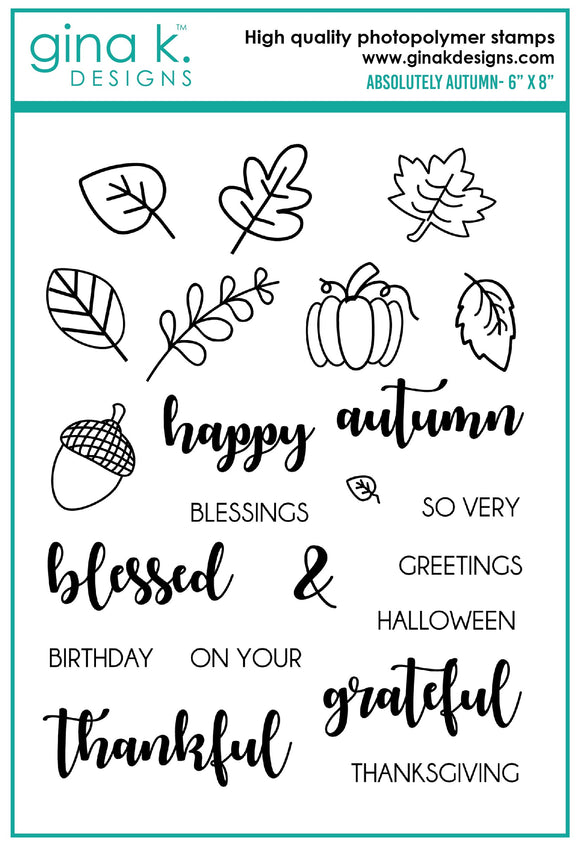 GKD Absolutely Autumn Clear Stamp Set