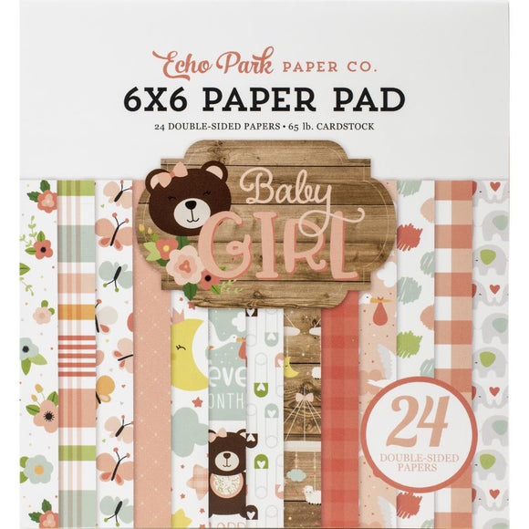 Echo Park Baby Girl 6 x 6 Paper Pad