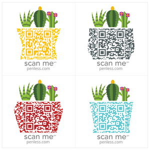 Penless Cactus Sticker Pack
