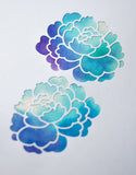 99911 Peony Collage craft die