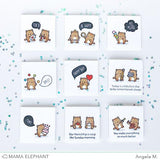 Mama Elephant Little Cat Agenda Stamp Set