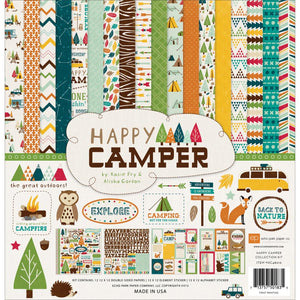 Echo Park Happy Camper 12 x 12 Paper Pack