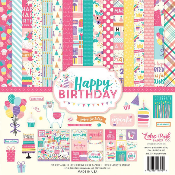 Happy Birthday Girl Collection Kit
