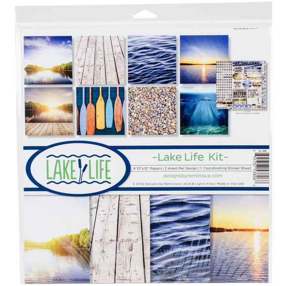 Designs by Reminisce - Lake Life 12 x 12 kit