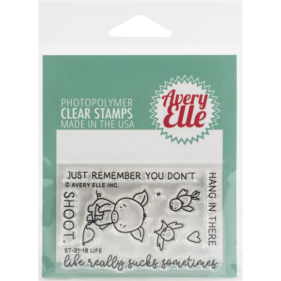 Avery Elle Life Stamp Set