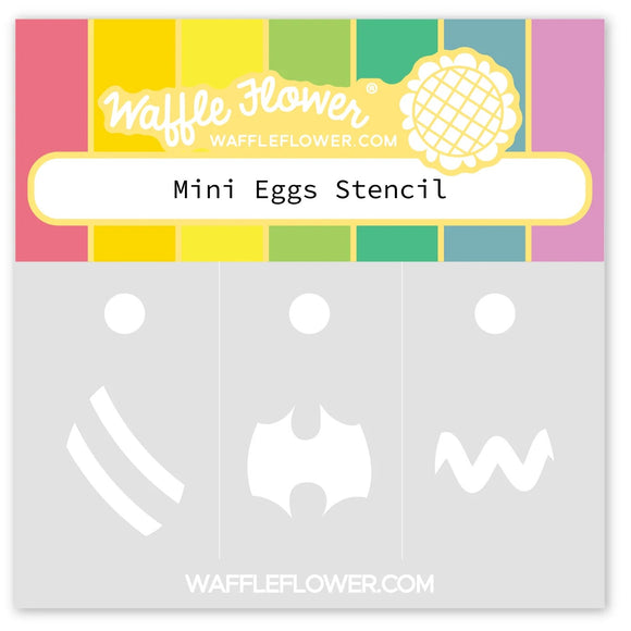 Waffle Flower Mini Eggs Stencil