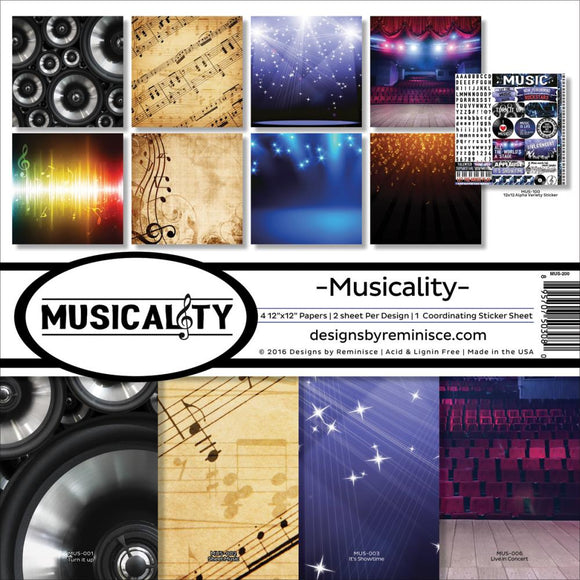 Designs by Reminisce - Musicality 12 x 12 kit