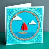 94226 Sailboat Frame craft die