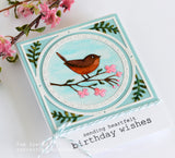 94244 Perched Bird craft die