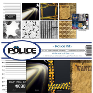 Designs by Reminisce Police 12 x 12 kit