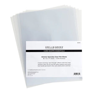 SCS-154 Glimmer Specialty Clear Film Sheets