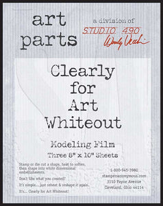 Studio 490 Art Parts - Clearly for Art Whiteout